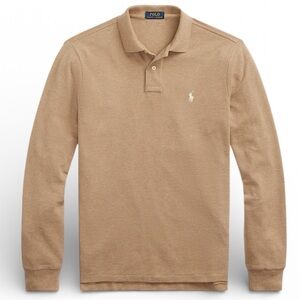 Polo Ralph Lauren Classic Fit‎ Long Sleeve Mesh Polo, Size LARGE